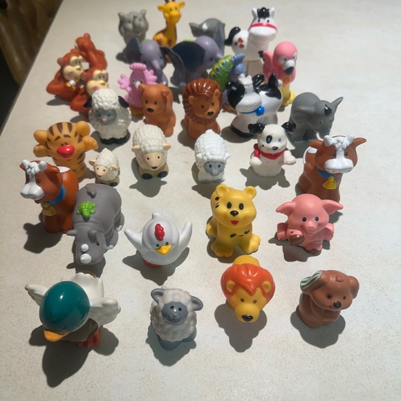 HUGE Lot of 30 Fisher-Price Little People Animals - Farm, Zoo, Safari & Circus - Picture 9 of 9